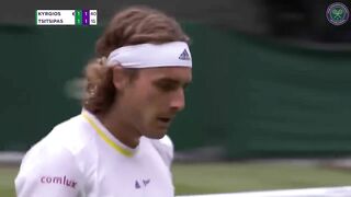 Nick Kyrgios vs Stefanos Tsitsipas | Match Highlights | Wimbledon 2022