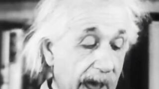 Albert Einstein Explaining " E=MC^2 "