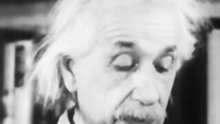 Albert Einstein Explaining " E=MC^2 "