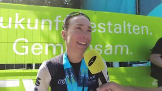 Anne Haug nach ihrem Sieg bei der Challenge Roth 2022: "Es ist nicht alles optimal gelaufen."