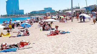 Beach Sant Miquel / Barcelona beach walk ????walking Spain best beaches????????