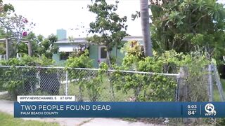 2 dead, suspect arrested in West Palm Beach