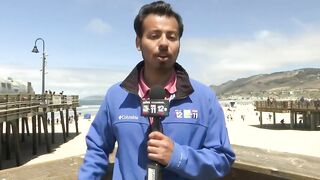 People gather at Pismo Beach to celebrate the Fourth of July