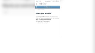 How to delete instagram account permanently