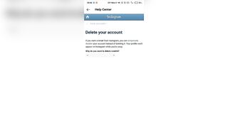 How to delete instagram account permanently