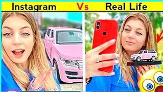 Instagram Vs Real Life ???? Instagram की असली सच्चाई #shorts #facts