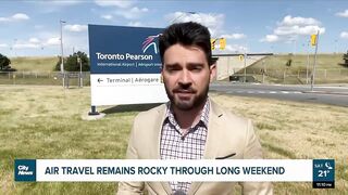 Air travel troubles continue into long weekend