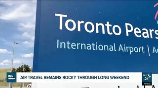Air travel troubles continue into long weekend
