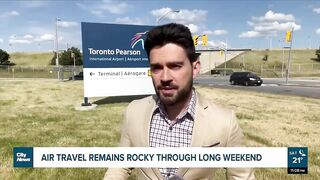 Air travel troubles continue into long weekend