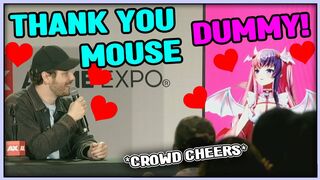 The ONLY Wholesome Moment Of Mousey And CDawgVA At The Anime Expo