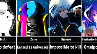 Anime Gods That Are Basically Invincible