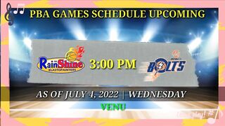 PBA STANDINGS TODAY AS OF JULY 4, 2022 | PBA GAMES SCHEDULE UPCOMING | PBA SCHEDULE TODAY | PBA