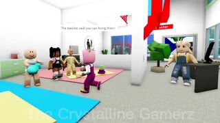 DAYCARE BUT THE CRYSTALLINE GAMERZ ARE THERE | Funny Roblox Moments | Brookhaven ????RP