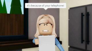 When your mom can't stop blaming your phone (meme) ROBLOX