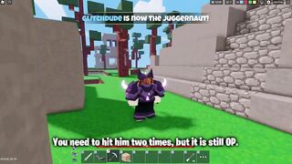 Juggernaut vs Sticky Firework?! Roblox Bedwars