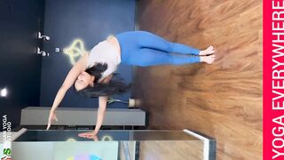 How To Do YOGA CHAKRASANA & HEADSTAND Tutorial & Benefits | Yoga Girl | Indian Yoga Studio