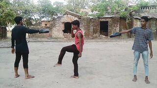 Body stretching and warm exercise||karate kick tutourial