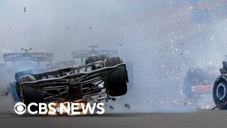 Formula 1 driver Zhou Guanyu involved in crash at British Grand Prix