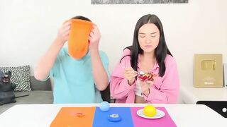 Mukbang Random Food by Color Challenge || Jelly, Hot Pepper, Gum, Lemon, Dragon Fruit, Bread