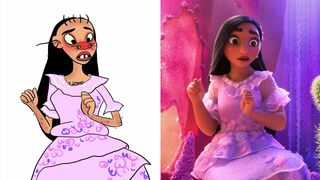 Disney Encanto : Drawing Funny Compilation Meme Isabela Madrigal - Isabela Funny meme