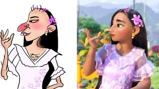 Disney Encanto : Drawing Funny Compilation Meme Isabela Madrigal - Isabela Funny meme