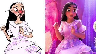 Disney Encanto : Drawing Funny Compilation Meme Isabela Madrigal - Isabela Funny meme