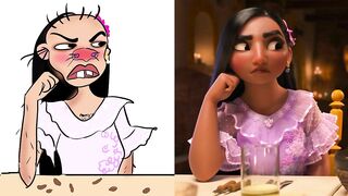 Disney Encanto : Drawing Funny Compilation Meme Isabela Madrigal - Isabela Funny meme