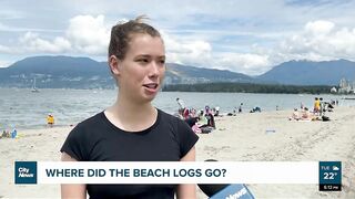 Where did Vancouver’s beach logs go?