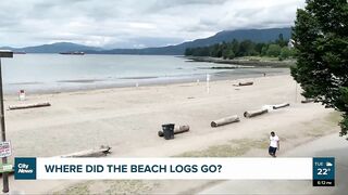 Where did Vancouver’s beach logs go?