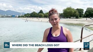 Where did Vancouver’s beach logs go?