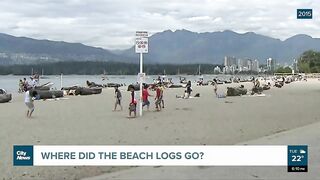 Where did Vancouver’s beach logs go?