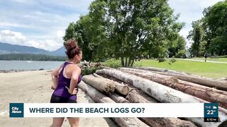 Where did Vancouver’s beach logs go?