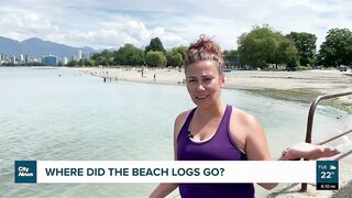 Where did Vancouver’s beach logs go?