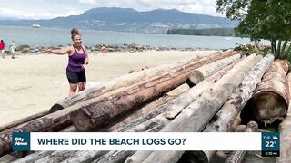 Where did Vancouver’s beach logs go?