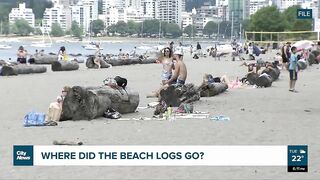 Where did Vancouver’s beach logs go?