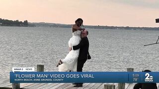 'Flower Man' steals show at cousin's wedding in North Beach