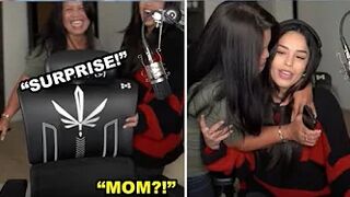 Valkyrae's MOM Surprise Visits Her On Final Stream