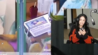 Valkyrae Getting A Surprise Gift From Bella Poarch During Her GOODBYE STREAM