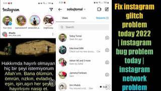 Fix instagram glitch problem today 2022 | instagram bug problem today | instagram network problem