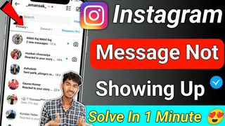 Instagram Messages Not Showing Up | Instagram Message Problem 2022 | Instagram Message Not Showing