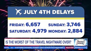 Fourth of July weekend travel saw busiest flight day since 2020 | Rush Hour