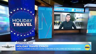 Travel chaos as record number of Americans expected to return home after July 4 | GMA