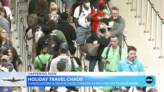 Travel chaos as record number of Americans expected to return home after July 4 | GMA