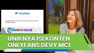 Devy Anastasia Jebolan MasterChef Aktif di OnlyFans, Warganet Ungkap Isinya hanya Resep Makanan