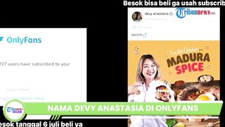 Devy Anastasia Jebolan MasterChef Aktif di OnlyFans, Warganet Ungkap Isinya hanya Resep Makanan