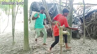 Best amazing funniest video Back to back chore funny comedy video by Bindas boy