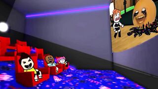 FNF Corrupted “SLICED” But Everyone Sings It | Annoying Orange x Roblox Noob x FNF Animation Part 7