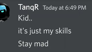 When TanqR Fights A Toxic Player.. (Roblox BedWARS)