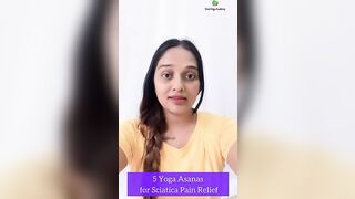 Day - 21 5 Yoga Asanas for Sciatica Pain Relief | Urmi Pandya