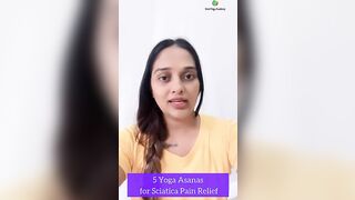 Day - 21 5 Yoga Asanas for Sciatica Pain Relief | Urmi Pandya